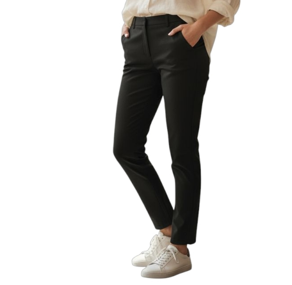 Takara Black Slim Fit Pants